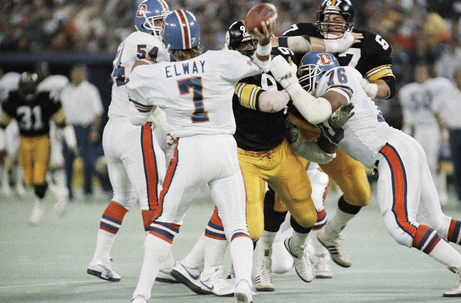 John Elway, Darryl Sims, Ken Lanier, Keith Bishop
